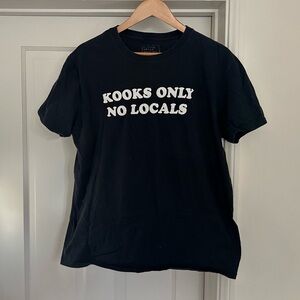 Spring break Snowboards - Kooks only no locals T-shirt